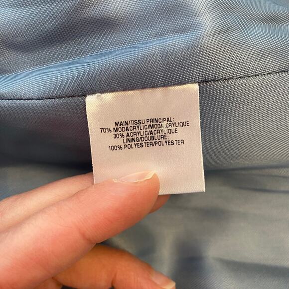 Shrimps Pink Black Plaid Faux Fur Coat Women’s M Short Modacrylic - Picture 12 of 13